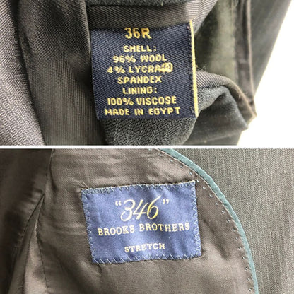 ブルックスブラザーズ スーツ 346 ネイビー ストライプ メンズ サイズ36 パンツサイズW34 L29 BROOKS BROTHERS【AFF20】
