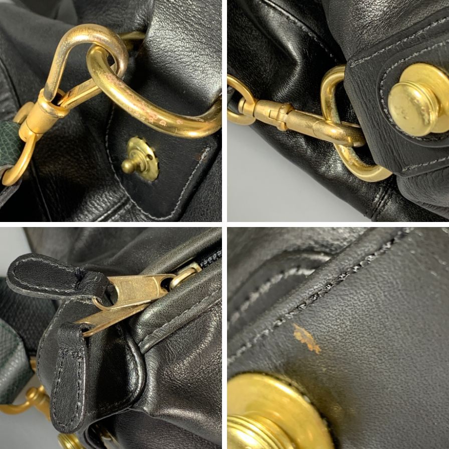 コーチ ボストンバッグ レザー ブラック メンズ COACH【AFE3】