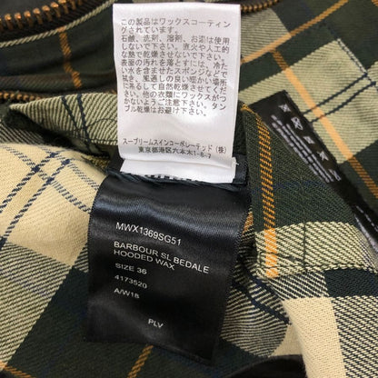 バブアー ビデイル オイルドジャケット カーキ メンズ サイズ36 Barbour HOODED BEDALE SL WAX【LA】