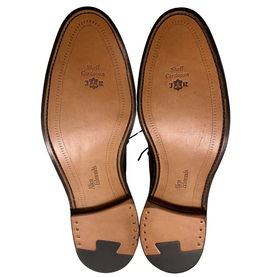 アレンエドモンズ レザーシューズ 5615 PARK AVENUE ストレートチップ シェルコードバン ブラウン サイズ11 Allen Edmonds ビジネスシューズ 約29.5cm【LA】【中古】