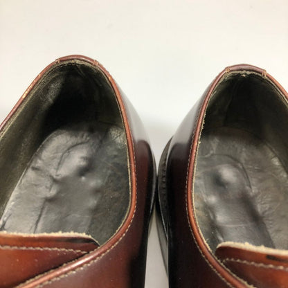コールハーン レザーシューズ Uチップ ブラウン メンズ サイズ42 COLEHAAN 約26.5cm【AFC47】