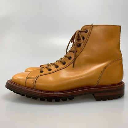 トリッカーズ レースアップブーツ モンキーブーツ M6087 ベージュ系 メンズ サイズ8 Tricker’s ブーツ 約26.5cm【LA】【中古】