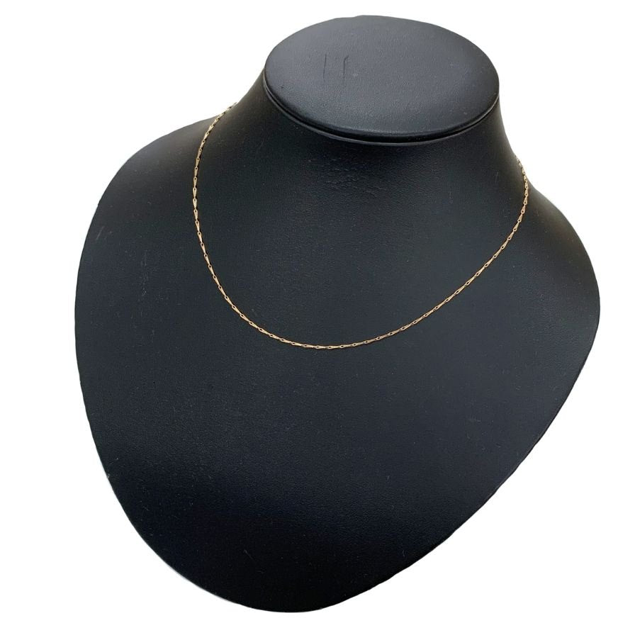 アガット チェーンネックレス 10k 総重量1.69g agate【AFI19】