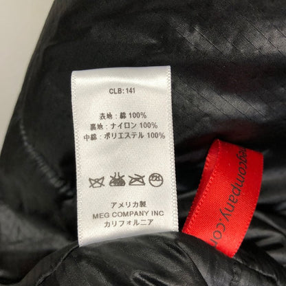 中古◆モニタリー ジップアップコート 中綿 vancloth&WSONS ブラック メンズ サイズ38 MONITALY 【AFA4】