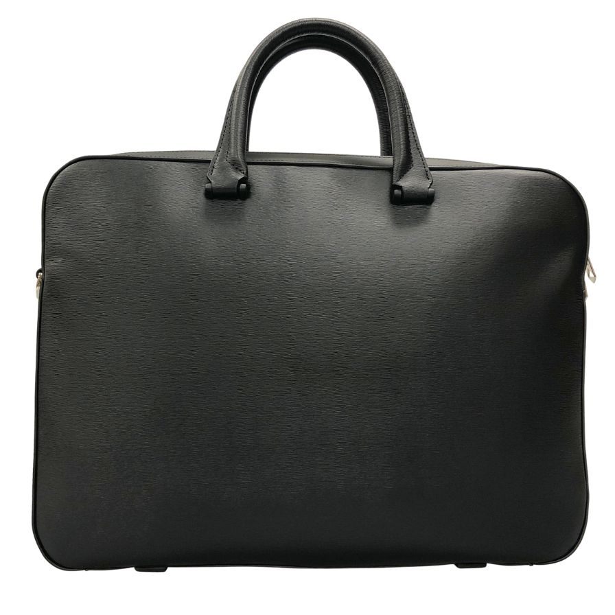 ポールスミス ストローグレインレザー 2way ビジネスバッグ ストラップ付 APS541 メンズ ブラック PaulSmith【AFE8】