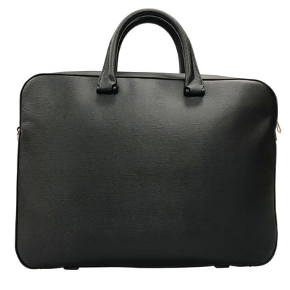 ポールスミス ストローグレインレザー 2way ビジネスバッグ ストラップ付 APS541 メンズ ブラック PaulSmith【AFE8】