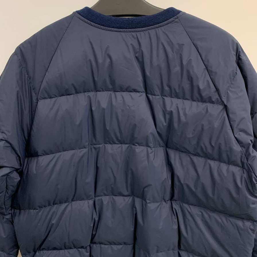 美品◆ロッキーマウンテン フェザーベッド ビームス別注 ダウンプルオーバー ネイビー メンズ サイズ40 Rocky Mountain FeatherBed BEAMS 【AFA1】