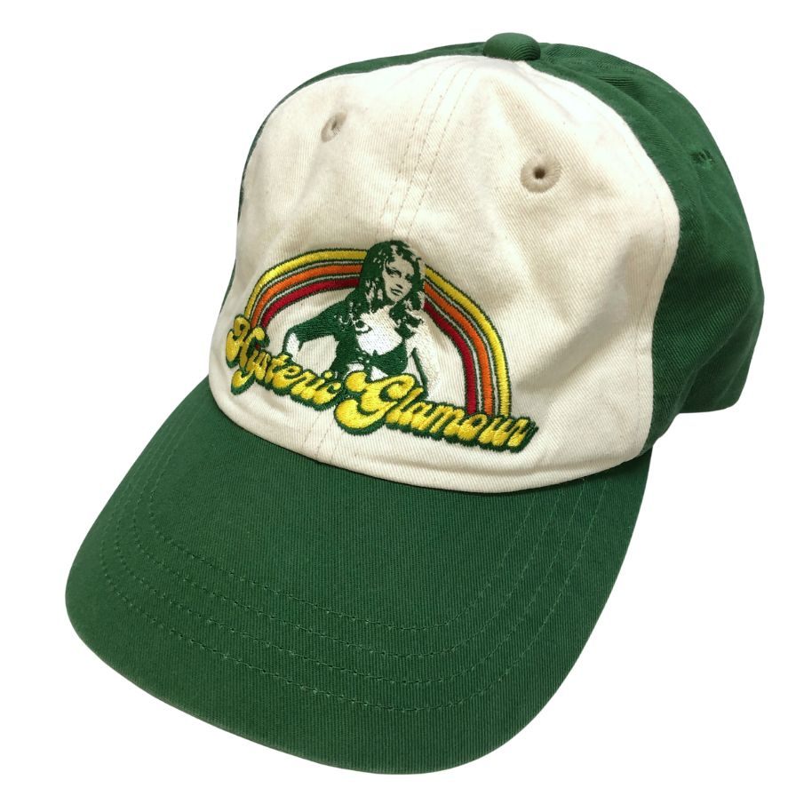 ヒステリックグラマー キャップ RAINBOW刺繍 グリーン サイズフリー ユニセックス HYSTERIC GLAMOUR
