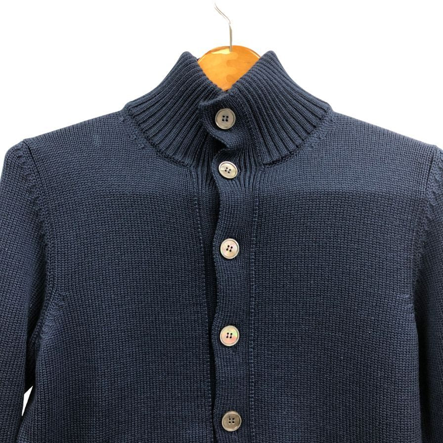 美品◆ザノーネ ニット カーディガン ウール 7ET JP1 ZC012 メンズ サイズ44 ネイビー ZANONE 【AFB16】
