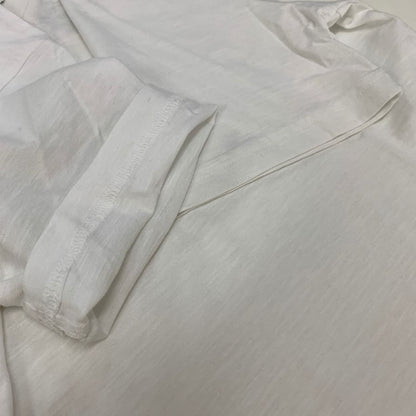 新品同様◆ハイドロゲン Tシャツ  Vネック ロゴ デザイン コットン ホワイト XS HYDROGEN 【AFB16】