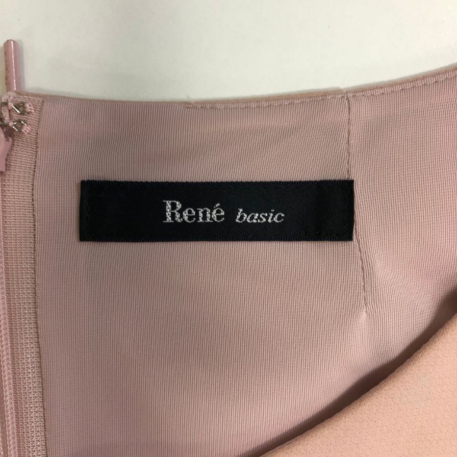 美品◆ルネベーシック ノースリーブ ワンピース レディース ピンク サイズ32 Rene basic 【AFA13】