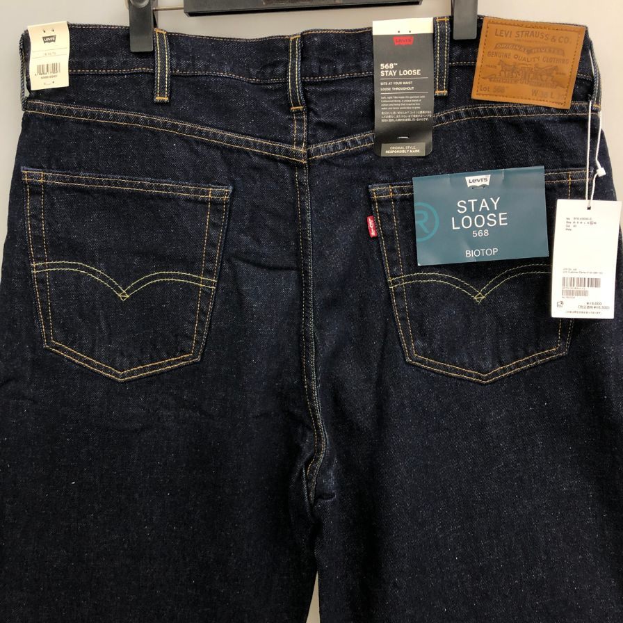 ビオトープ×リーバイス デニム 568 インディゴ メンズ W38 L30 BIOTOP×LEVI'S 【AFB35】