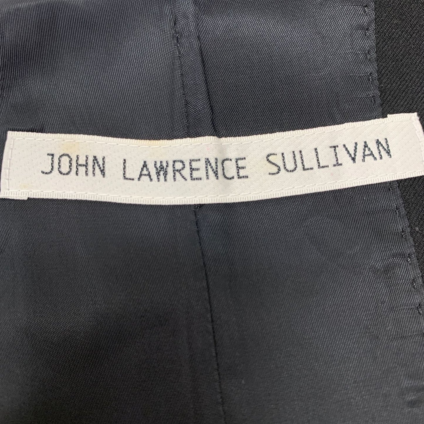 中古◆ジョンローレンスサリバン ベスト ブラック ウール メンズ サイズ32 JOHN LAWRENCE SULLIVAN 【AFA13】