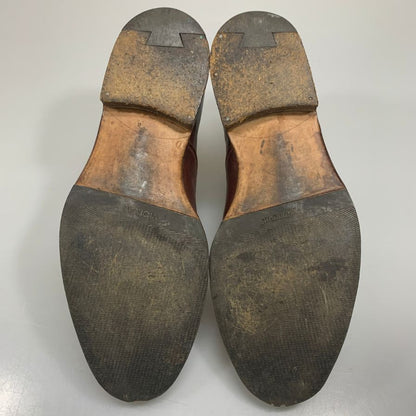 シルバノラッタンジ 信濃屋別注 別注 パンチドキャップトゥ メンズ ブラウン サイズ 25cm Silvano Lattanzi 約25.0cm【AFC4】