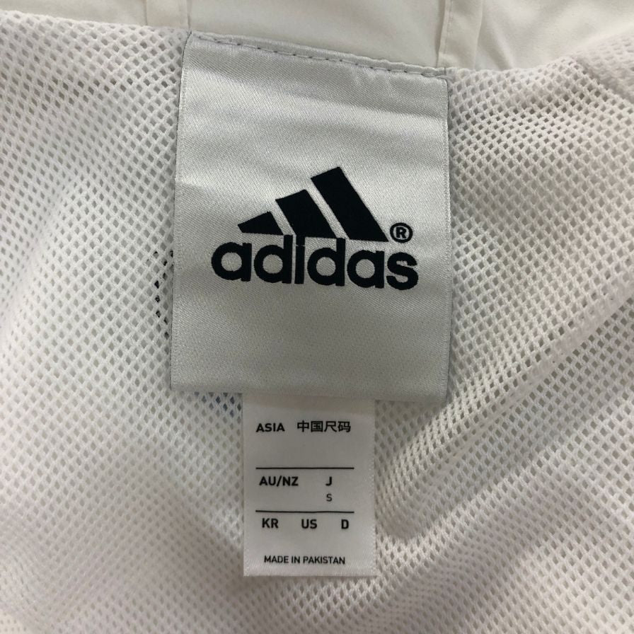 極美品◆アディダス ジャケット チームガイスト トラックトップ ホワイト メンズ サイズS ADIDAS 【AFB4】