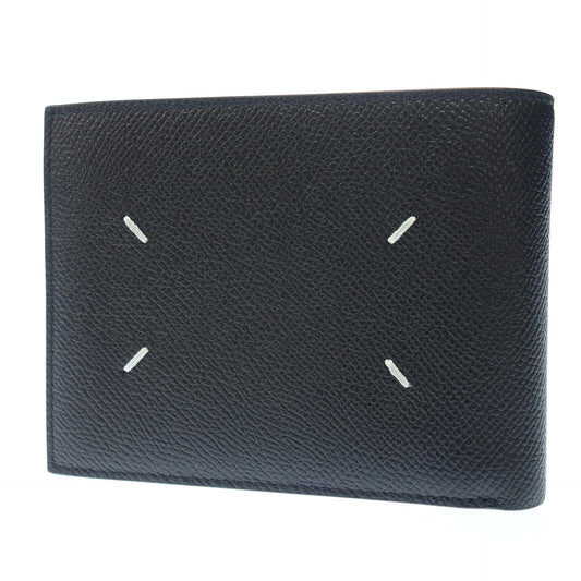Very good condition ◆ Maison Margiela Bifold Wallet Leather Flap Wallet SA1UI0019 Black with box Maion Margiela [AFI18] 
