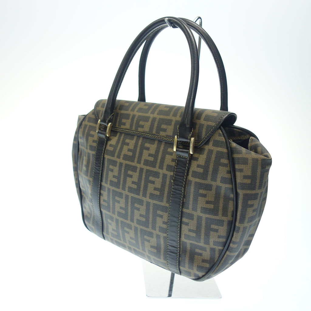 Used ◆Fendi Handbag Zucca Brown FENDI [AFE11] 