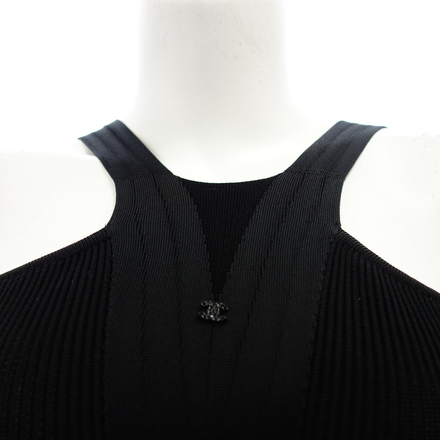 CHANEL One Piece Dress Black Size 38 Women's CHANEL [AFB26] [Used] 