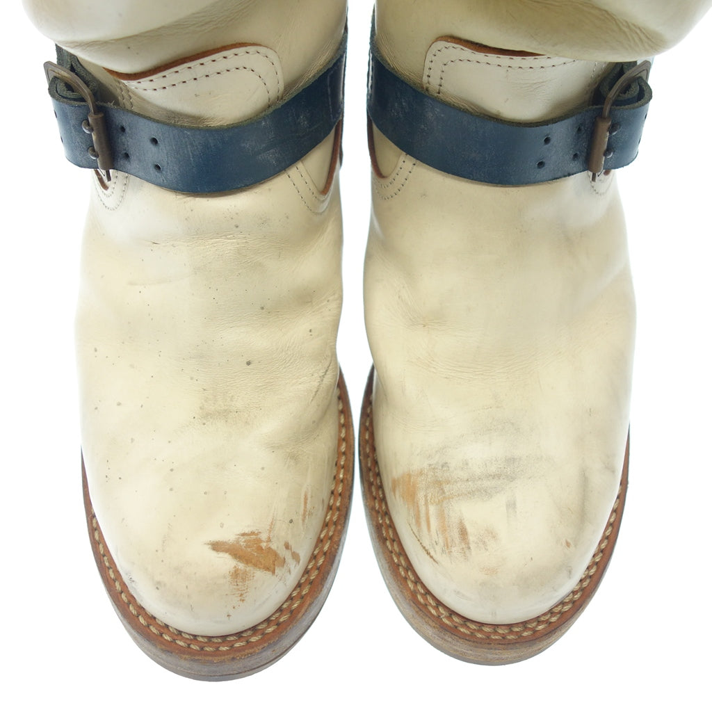 Used ◆Made in GM Japan engineer boots men's white size 8.5 MADE IN GM JAPAN [AFC18] 