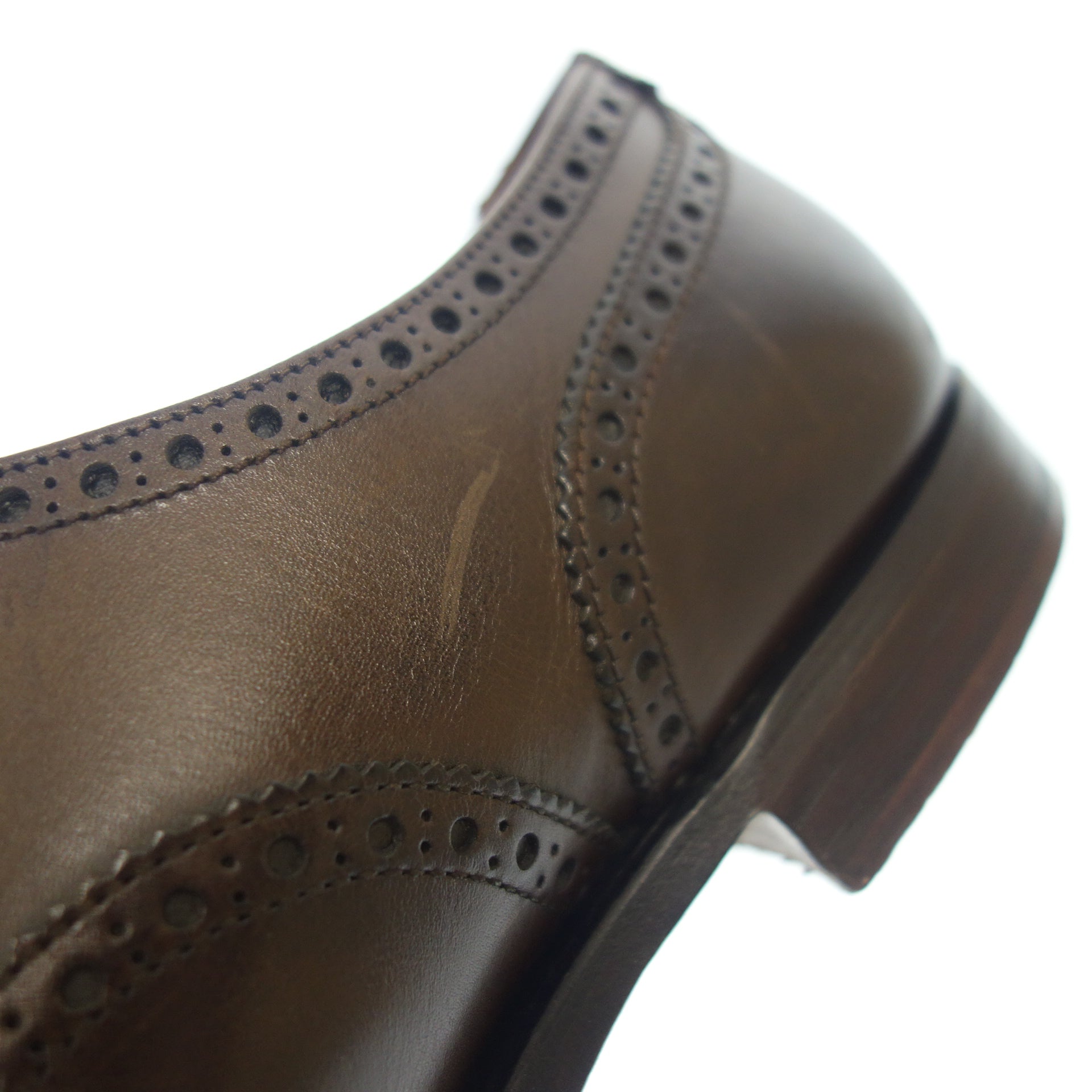 Used ◇Crockett & Jones semi-brogue shoes Coventry