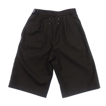 Good condition ◆ Maison Martin Margiela shorts S51MU0056 Women's size 40 Black Maison Martin Margiela [AFB17] 