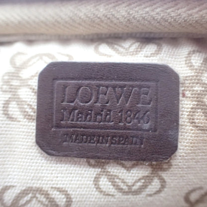 ロエベ ミニショルダーバッグ アナグラム ブラウン LOEWE【AFE2】【中古】