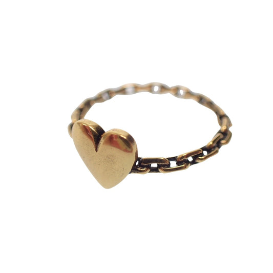 Good condition◆Dior ring heart gold approx. 12.5 DIOR [AFI12] 
