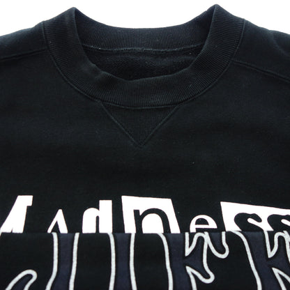 Used ◆ Sacai Tops Print Sweatshirt Hank Willis Sweatshirt 21-0174S Size 2 Men's Black Sacai Hank Willis Thomas Archive Mix Pullover [AFB42] 