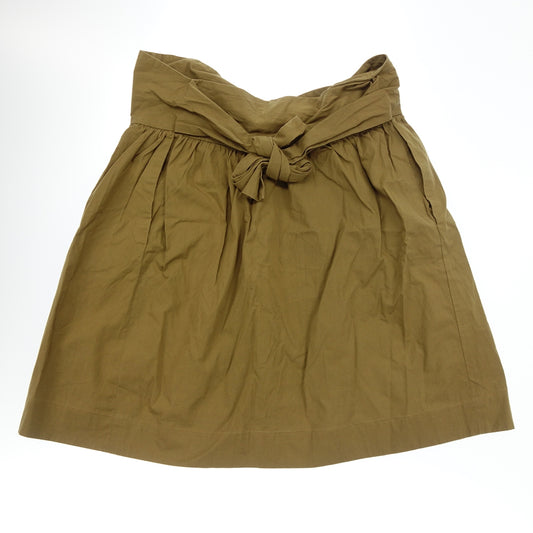 Good condition◆Chloe Cotton Skirt Ladies 34 Brown Chloe [AFB9] 
