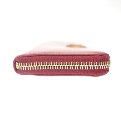 Very good condition ◆ Prada long wallet Saffiano 1M1183 L-shaped zipper red PRADA [AFI7] 