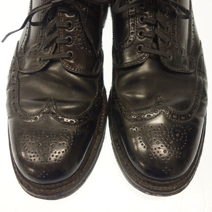 二手 ◆Alden 皮鞋 Wingtip 3193 Cordovan 男士 黑色 US8D ALDEN [AFC43] 