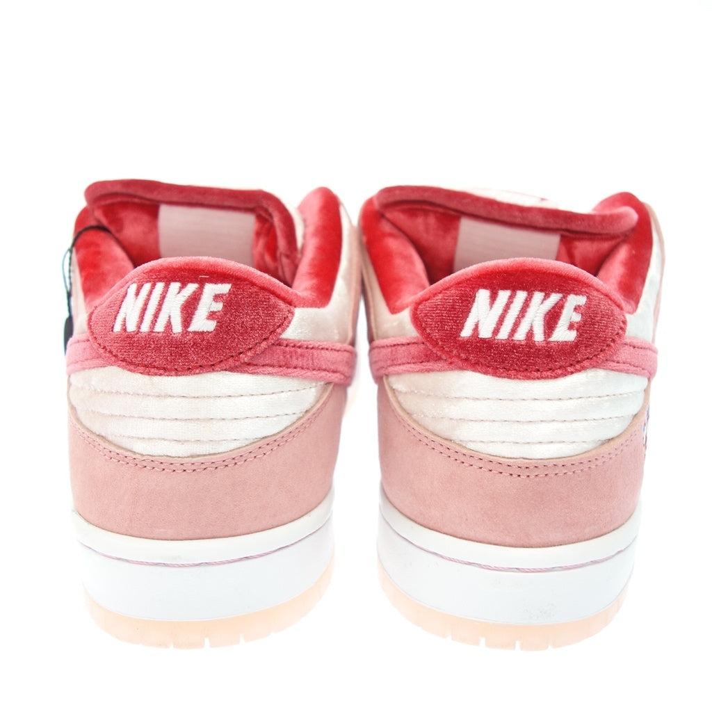 如同全新 ◆ Nike SB × Strange Love 运动鞋 Dunk DUNK LOW PRO QS 情人节红色 男式 27.5 厘米 CT2552-800 NIKE × STRANGE LOVE [AFD1] 