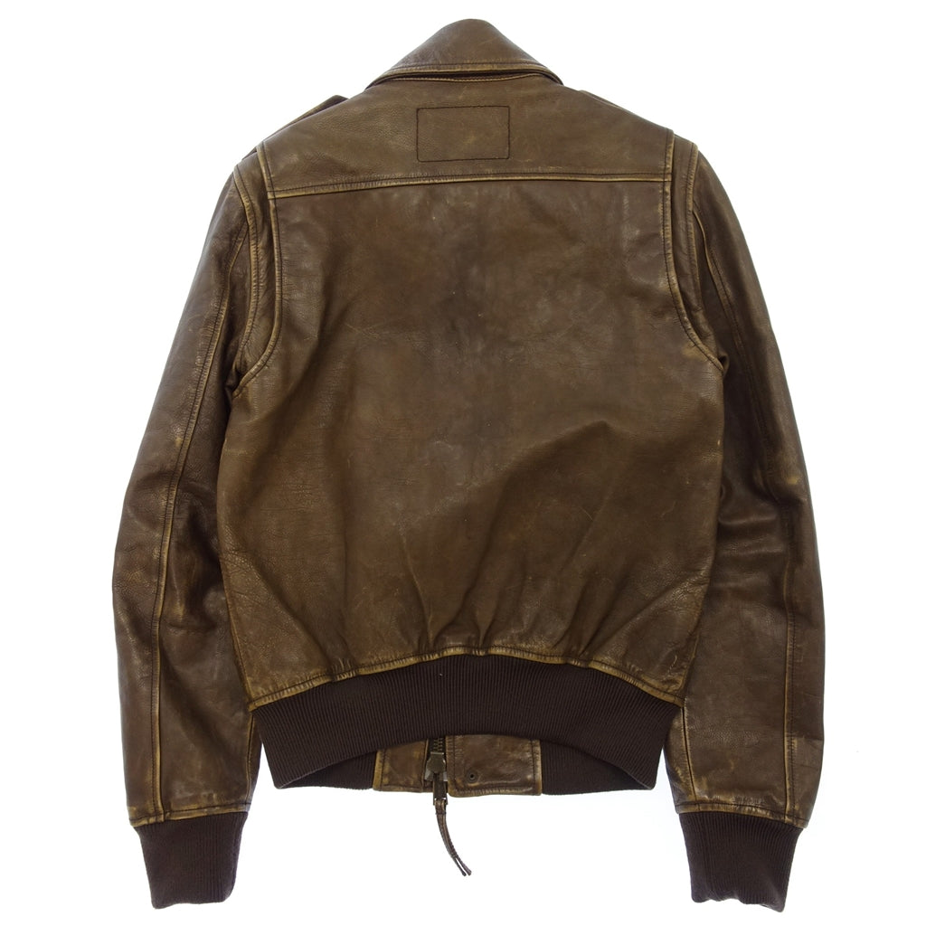 Used ◆D Squared Leather Jacket TYPE A-2 Men's Brown 42 DSQUARED2 [AFG1] 