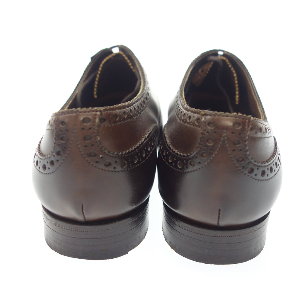 Good Condition ◆ Edward Green Leather Shoes Semi Brogue Cadogan Dark Brown Size 7F 202 Last EDWARD GREEN [LA] 