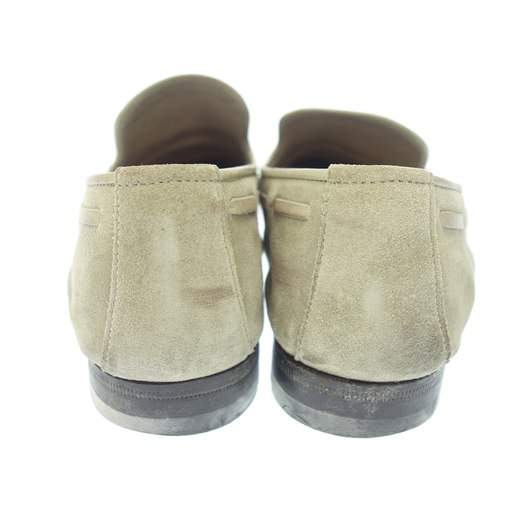 Used ◆Santoni loafer suede ribbon ladies size 5 gray SANTONI [AFD2] 