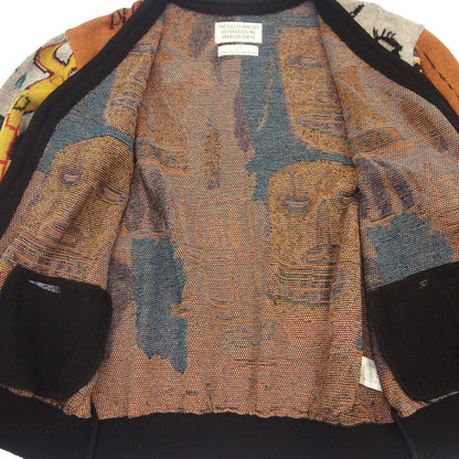 Like new◆WACKO MARIA Jean-Michel Basquiat Cardigan Mohair Blend Men's Multicolor Size M 22AW All over pattern WACKO MARIA Jean-Michel Basquiat [AFB15] 