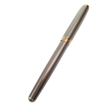 Good Condition◆Parker Fountain Pen Sonnet Premium Shizure GT Nib 18K750 Body Sterling Silver Silver x Gold PARKER SONNET [AFI18] 