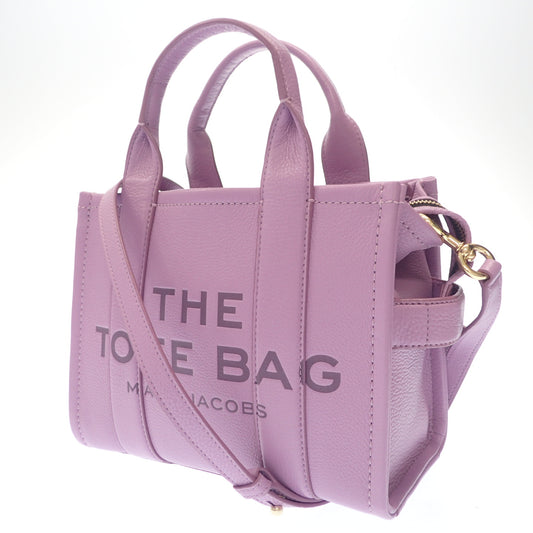 Very good condition ◆ Marc Jacobs Tote Bag The Leather Medium Purple MARC JACOBS [AFE10] 