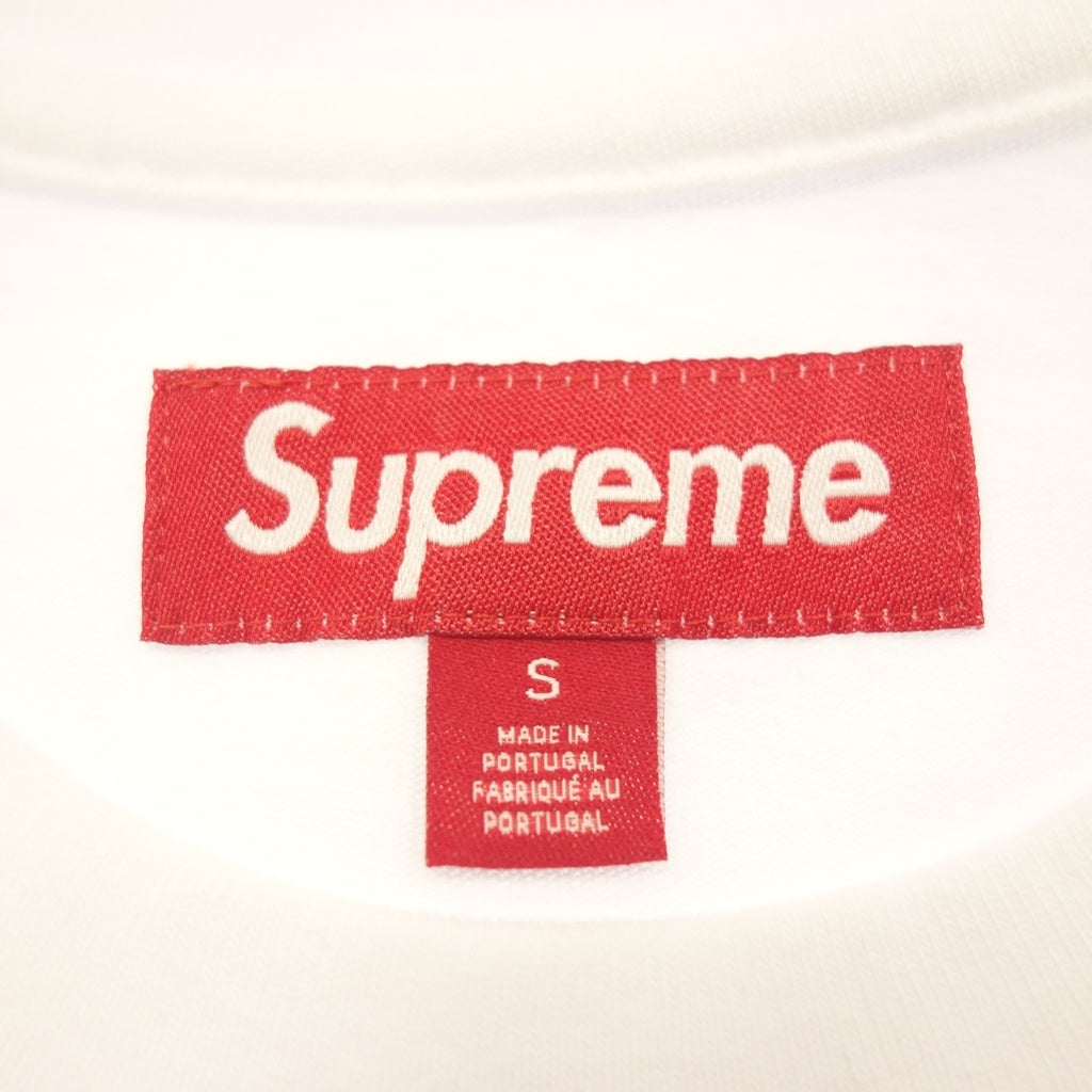 跟新品一样◆Supreme T 恤大学春夏上衣 24SS 男式白色 S 码 Supreme [AFB45] 