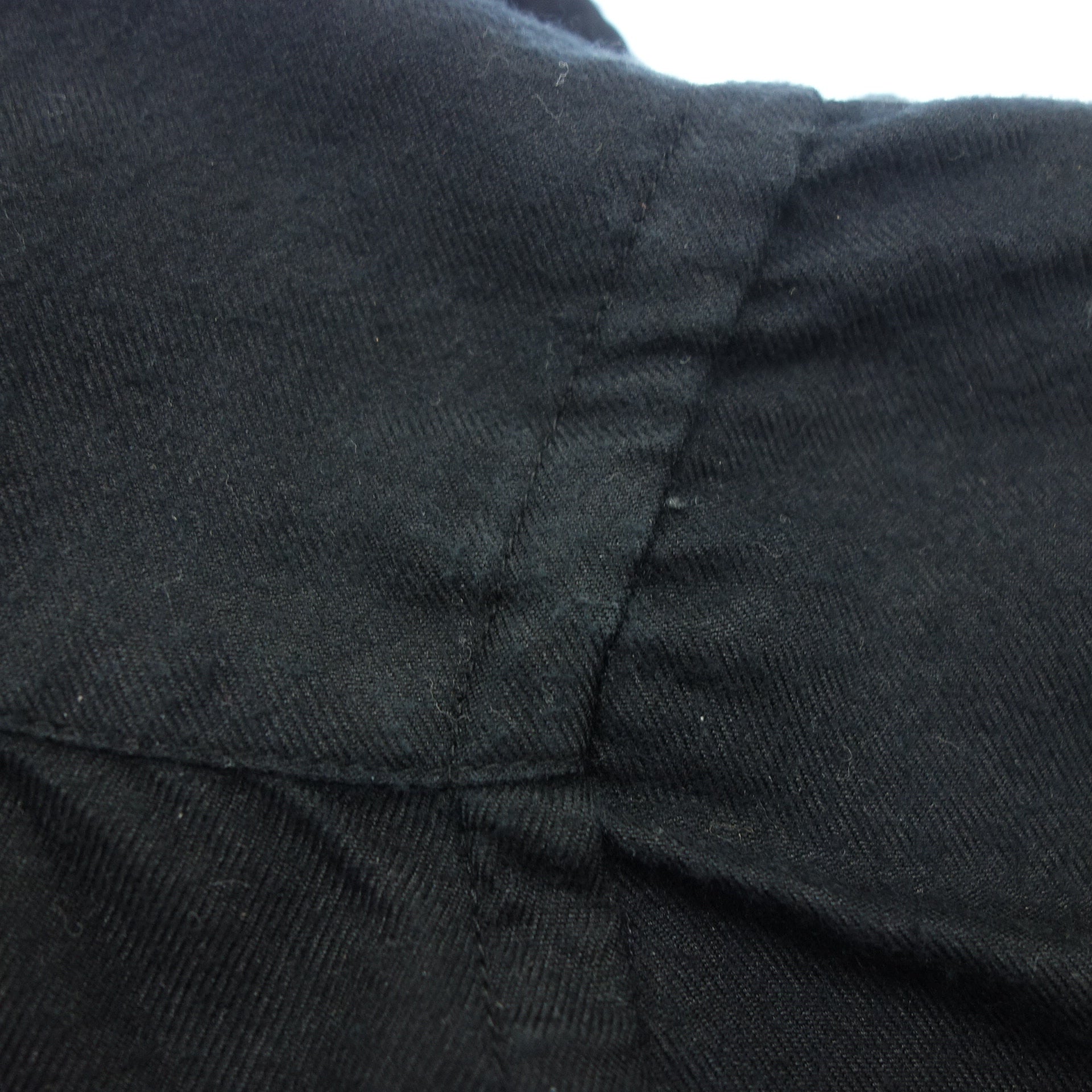 COMOLI Silk flannel skipper shirt V01-02004 Men's Black 3