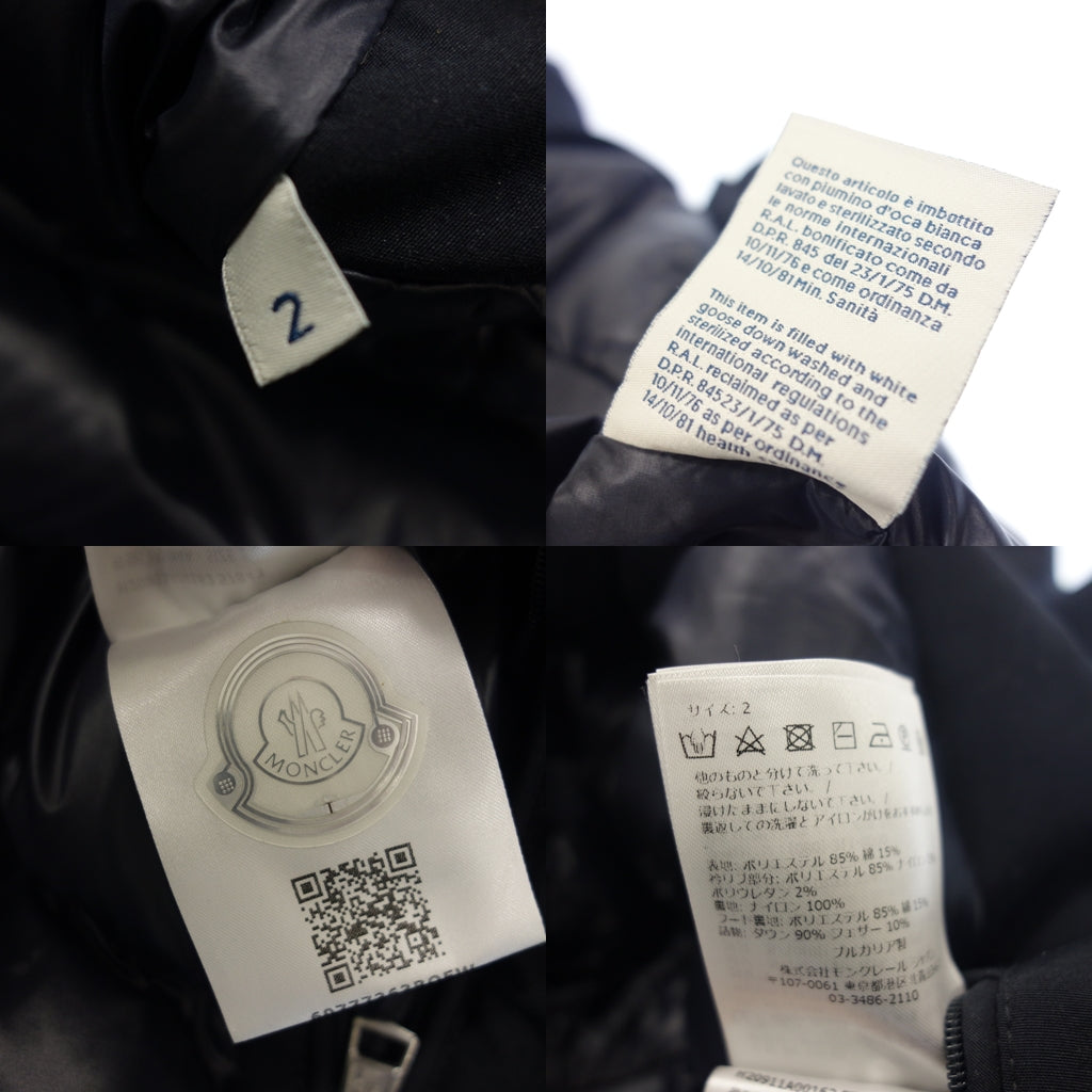 状况良好◆Moncler 羽绒服 ACANTH H20911A00162 男士海军蓝 2 码 MONCLER [AFA1] 