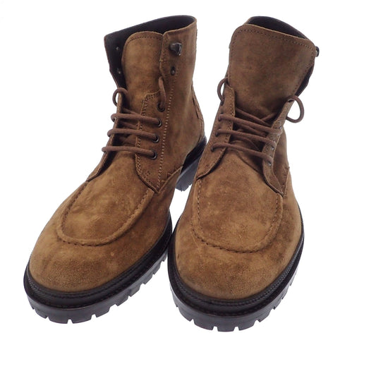 Very good condition ◆ Bottega Veneta Intrecciato Suede Leather Boots Lace-up Men's 43 1/2 Brown Bottega Veneta [AFC22] 