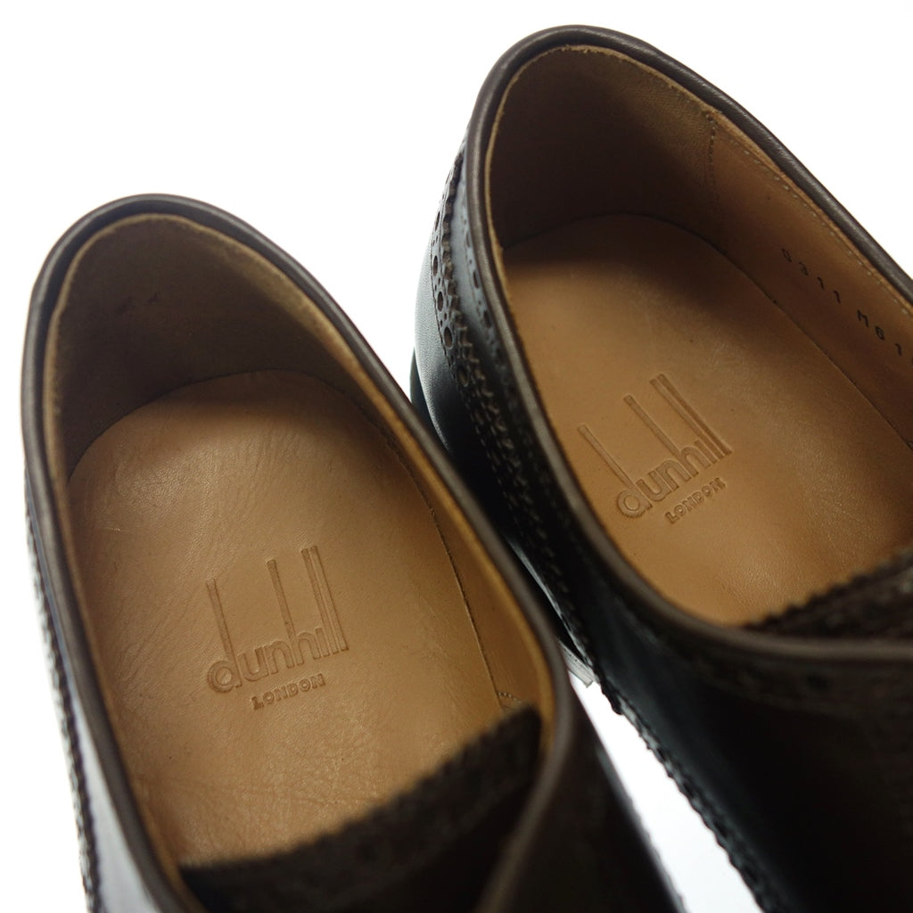 跟新的一样◆Dunhill 皮鞋打孔盖头棕色男式尺寸 43.5 dunhill [AFD6] 