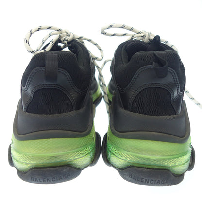 状况良好 ◆ Balenciaga 运动鞋 Triple S 男士 黑色 x 绿色 尺寸 27 厘米 541624 Balenciaga [AFC26] 