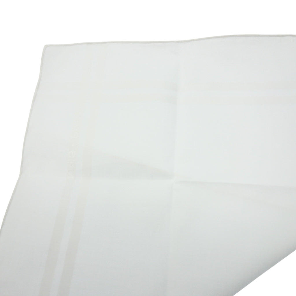 和新的一样◆爱马仕手帕 100%棉白色带盒子 HERMES [AFI20] 