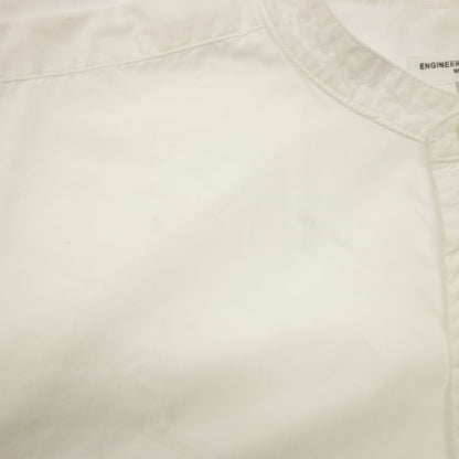 Used ◆ Engineered Garments Shirt Band Collar Men's White S ENGINEERED GARMENTS [AFB29] 