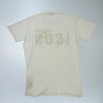 Good condition◆D Squared T-shirt ICON Men's White Size M DSQUARED2 [AFB1] 