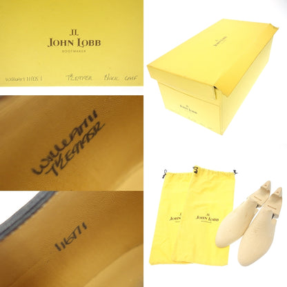 跟新一样◆John Lobb 皮鞋 Double Monk William II 男式 UK7.5E 黑色正品鞋撑 JOHN LOBB WILLIAM II [LA] 