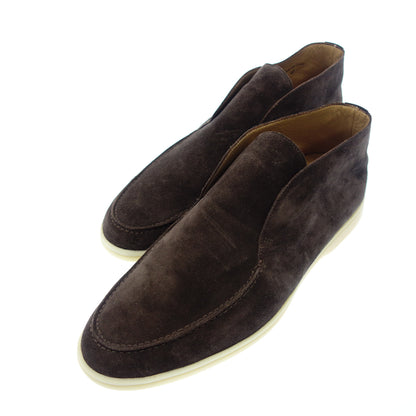 Loro Piana slip-on nubuck OPEN WALK Made in Italy Men's Brown Size 42 Loro Piana [AFC6] [Used] 