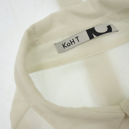 Used ◆Cote Cotton Silk Shirt Men's Ivory Free Size KoH T [AFB9] 